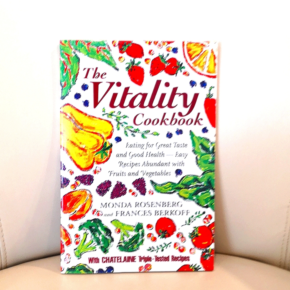 😀🔴 FREE add on with any purchase. The Vitality Cookbook